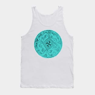 Egyptian Faience Lotus Bowl Tank Top